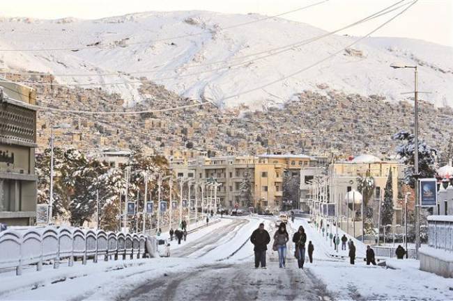 منخفض قطبي شديد البرودة يبدأ غداً وثلوج على دمشق ليل السبت