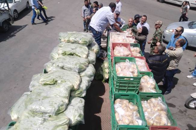  محافظة دمشق تطلق مبادرة لبيع الخضار للمواطنين بأقل من نصف سعرها 