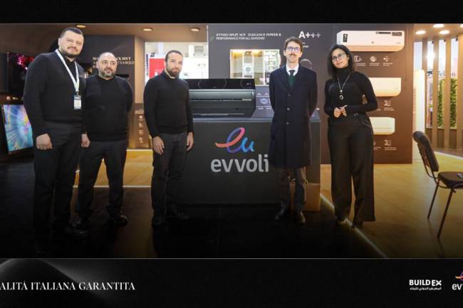 قنصل السفارة الإيطالية يزور معرض BUILDEX سوريا لمواكبة الإعلان الرسمي لدخول ايفولي للسوق السورية 