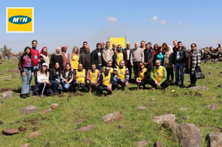 شركة MTN سوريا ترعى ختام موسم التشجير ضمن حملة "الأيادي الخضراء" لإعادة الحياة للغابات السورية